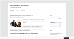 Desktop Screenshot of betriebsversicherung.org